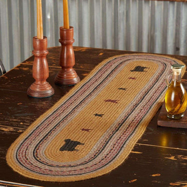 Heritage Farms Sheep Jute Braided Table Runner - The Fox Decor